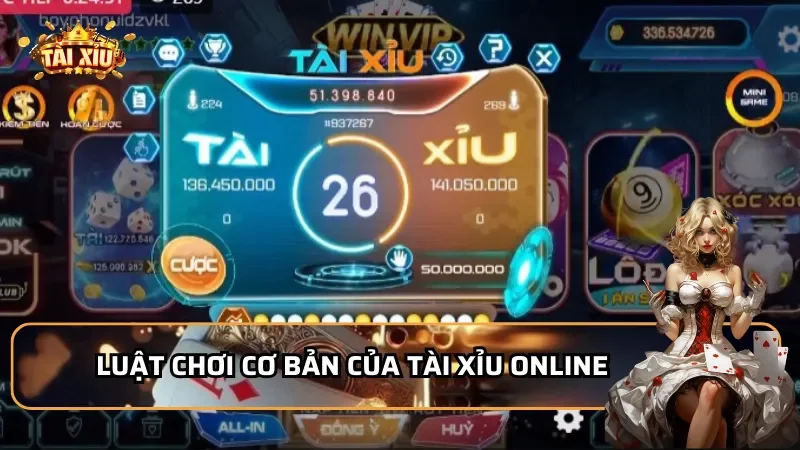 Luật chơi cơ bản của Tài Xỉu online