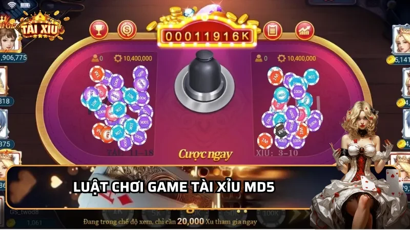 Luật chơi game Tài Xỉu MD5 cho người mới
